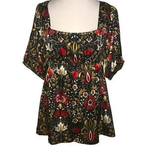 W Wrapper Silk Feel Top 2731